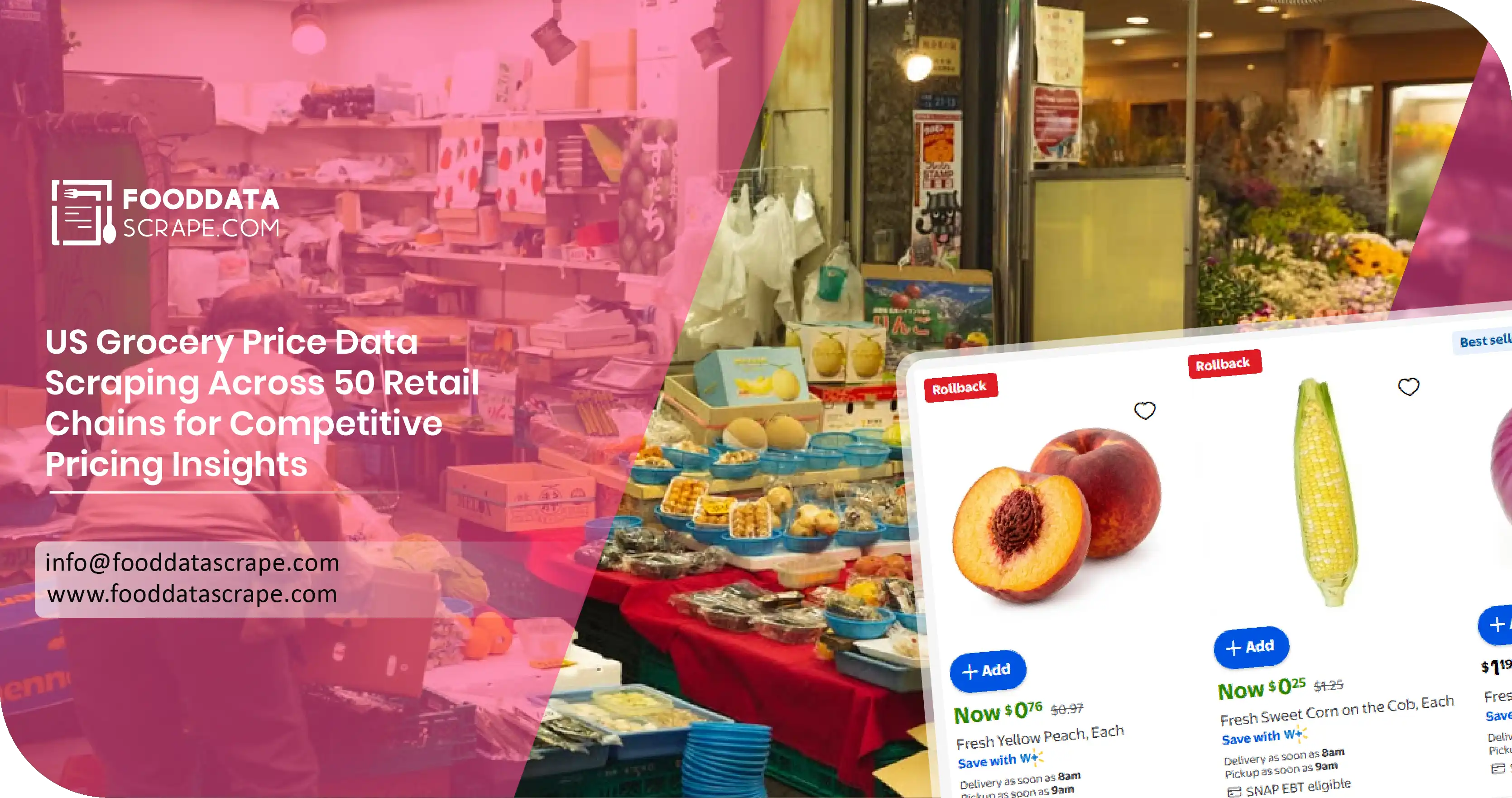US Grocery Price Data Scraping Across 50 Retail Chains